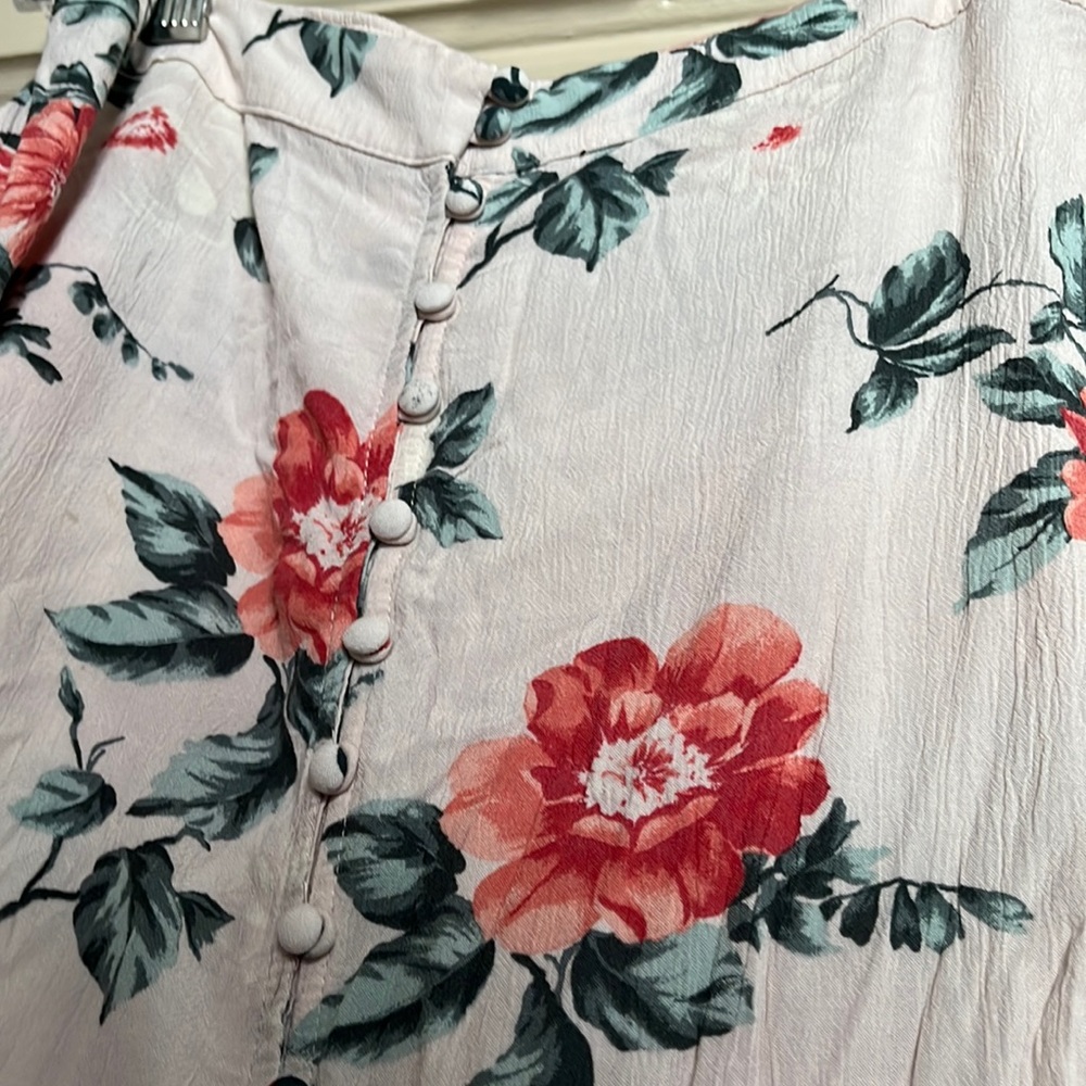 Floral maxi skirt